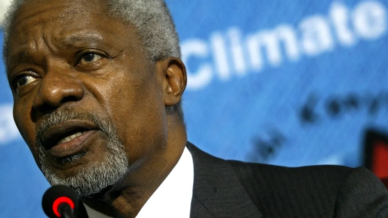 Kofi Annan DEMISIONEAZĂ din funcția de emisar internațional pentru Siria