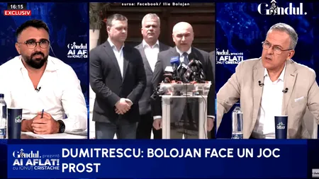 Răzvan Dumitrescu dezvăluie jocurile de culise ale crizei politice: „Bolojan face un joc prost”. Ce spune despre proiectul Bolojan președinte