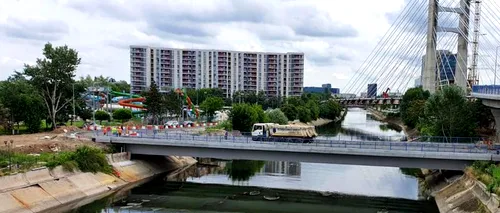 Gabriela Firea: „Vara aceasta inaugurăm Podul Ciurel, început acum 10 ani” /  Imagini în premieră cu podul hobanat