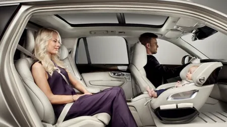 Volvo a creat un concept revoluționar de scaun de mașină pentru copii
