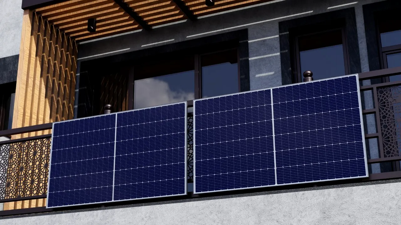 Într-o țară europeană, panourile SOLARE instalate pe balcon sunt la modă. Sunt mult mai ușor de instalat decât panourile de pe acoperiș