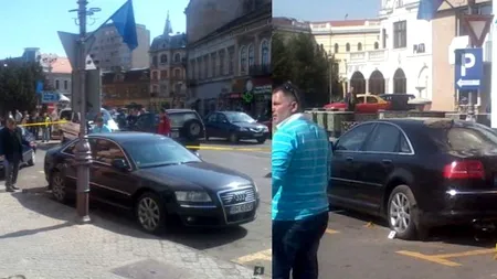 O BOMBĂ A EXPLODAT sub o mașină de lux la Oradea