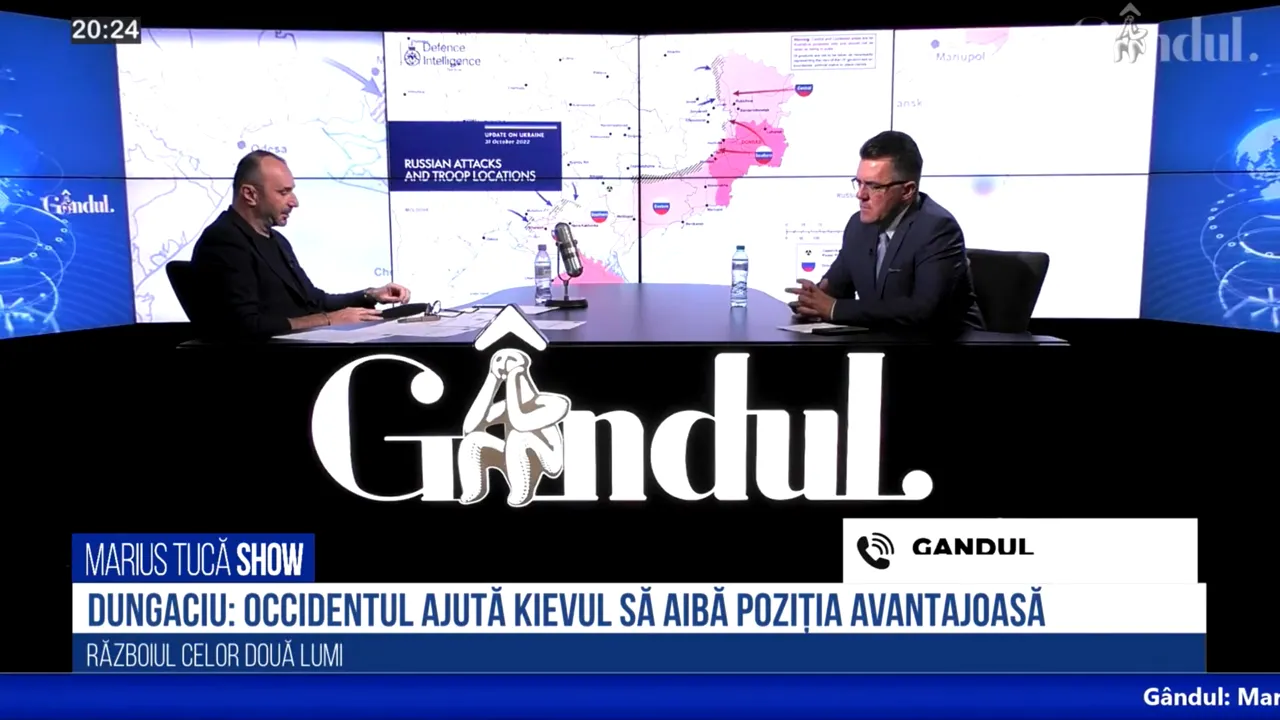 VIDEO | Dan Dungaciu: Herson este o sabie cu două tăișuri. Dacă intri acolo și nu ai câștigat, războiul s-a terminat / Ucraina trebuie să ceară negocierile de pace atunci când se află într-o poziție avantajoasă