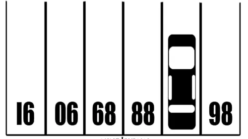 Test de inteligență destinat geniilor | Ce număr are locul de parcare ocupat de mașina din imagine?