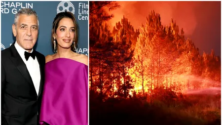 George Clooney, nevoit să-și evacueze locuința de 8 milioane de dolari din cauza incendiilor din Franța