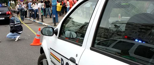O mașină a Brigăzii Rutiere București, implicată într-un accident pe Șoseaua Pantelimon