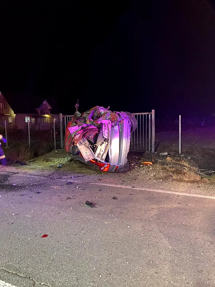 FOTO: Un şofer beat și drogat a fost reținut, după ce a produs un accident în care au murit doi oameni