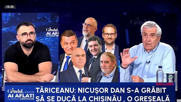Călin Popescu Tăriceanu: Vizita lui Nicușor Dan la Chișinău a fost o GREȘEALĂ. Trebuia să o invite pe Maia Sandu să vină
