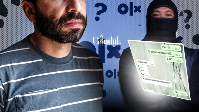 Ultima invenție a escrocilor. Cum poți fi păcălit chiar în fața ușii prin metoda „transfer bancar”. Un bucureștean, vânzător pe OLX, a căzut în capcana întinsă: „I-am dictat IBAN-ul contului bancar, mi-a trimis pe WhatsApp o dovadă a tranzacției efectuate”