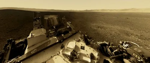 FOTO: Imaginea panoramică trimisă de Curiosity de pe Marte. Cum te poți plimba pe Planeta Roșie