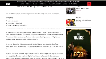 Lecția de gramatică devenită viral pe Facebook a fost 