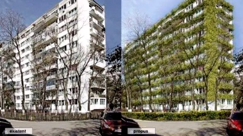 Primul oraș din România care va avea grădini suspendate pe blocuri