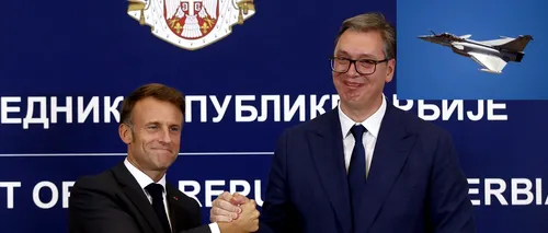 Serbia face un pas istoric în relațiile cu UE. Președintele Aleksandar Vučić cumpără 12 avioane de luptă franceze după întâlnirea cu Emmanuel Macron