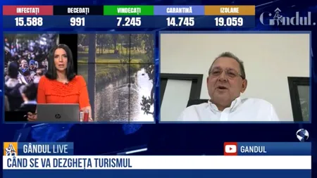 TURISM. Alin Burcea, la Gândul Live: Noi nu mai putem. / Lucrăm să dăm drumul pe Grecia, între 15 iunie și 30 iunie