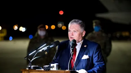 Ambasadorul SUA, la Baza 90 Otopeni: „Preşedintele Trump şi alte persoane din Guvernul SUA mă întreabă constant cum putem ajuta” - VIDEO