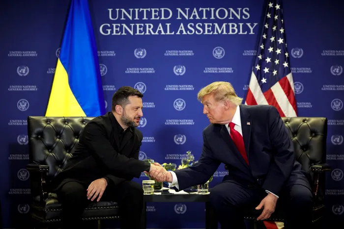 Volodimir Zelenski și Donald Trump la Adunarea ONU de la New York - Facebook/Volodimir Zelenski