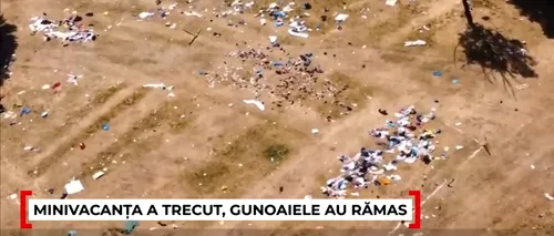 Tone de GUNOAIE, lăsate în urma petrecerilor de Sfântă Mărie la Tismana