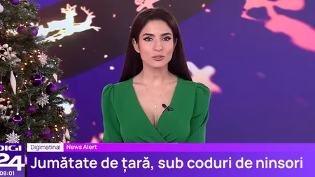 Crăciun cu ZĂPADĂ din plin în zonele montane. Jumătate de țară, sub coduri de ninsori