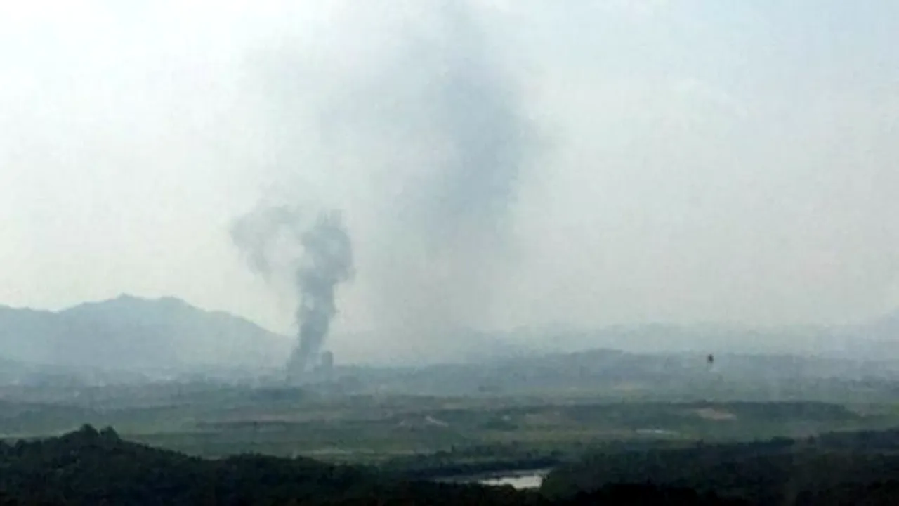 EXPLOZIE. Coreea de Nord a aruncat în aer sediul biroului de legătură cu Coreea de Sud. Sora liderului nord-coreean, Kim Jong Un, a avertizat, sâmbătă, că Coreea de Sud va fi martora unei tragedii