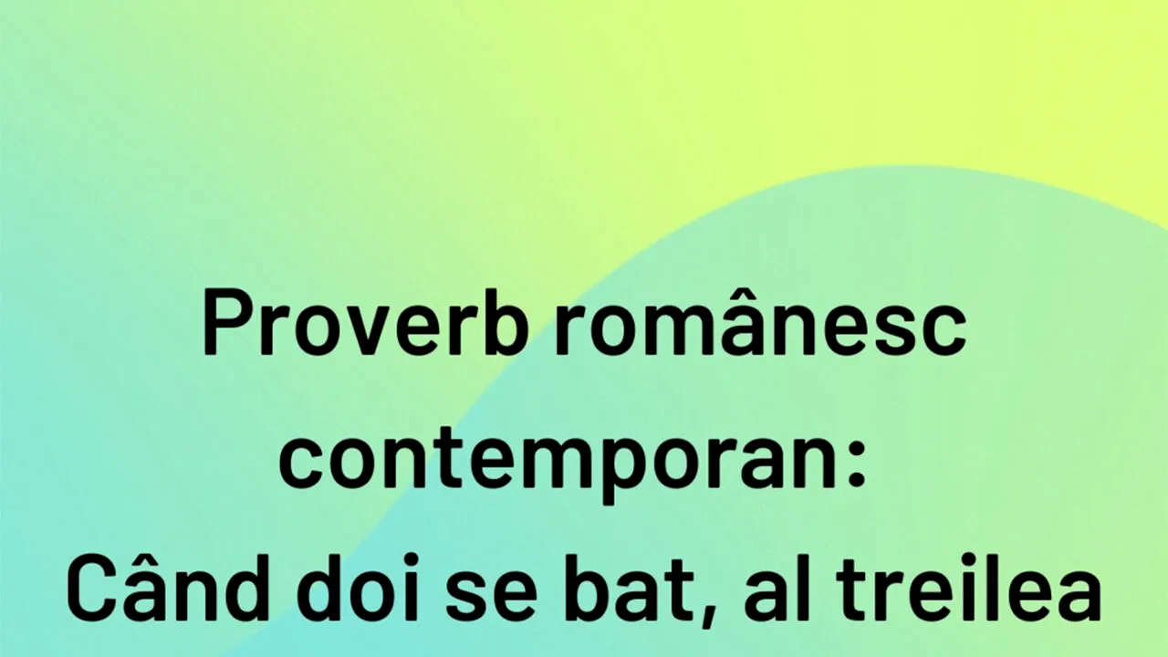 BANCUL ZILEI | Proverb românesc contemporan
