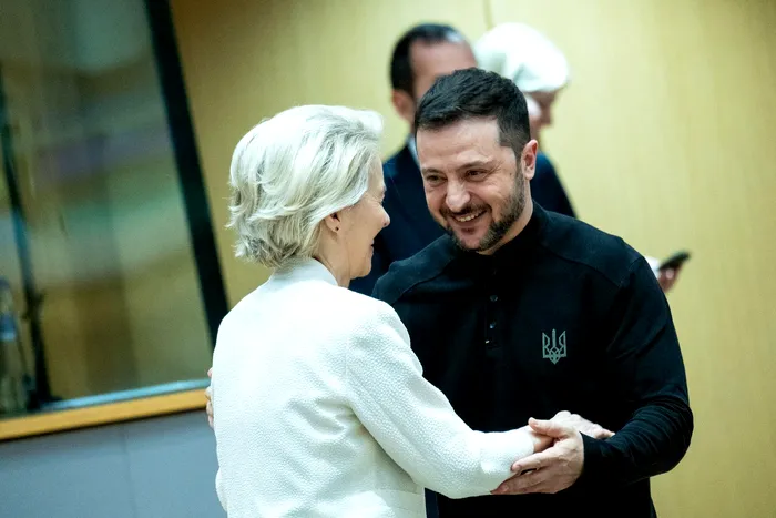 Ursula von der Leyen și Volodimir Zelenski - Foto: Profimedia images