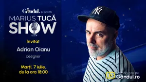 Marius Tucă Show începe marți, 7 iulie, de la ora 18.00, live pe Gândul. Invitat: Adrian Oianu