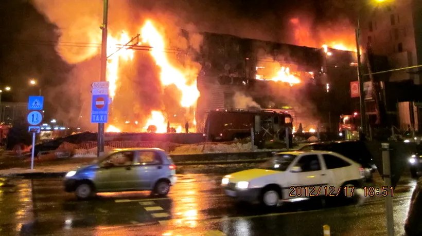 Incendiu puternic la un complex comercial din Brașov, angajații și cumpărătorii, evacuați. Galerie FOTO și VIDEO