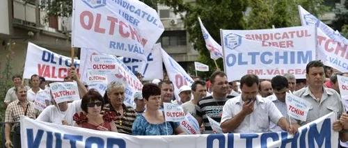 Protestele de la Oltchim s-au încheiat. Sindicatul cere încetarea războiului psihologic