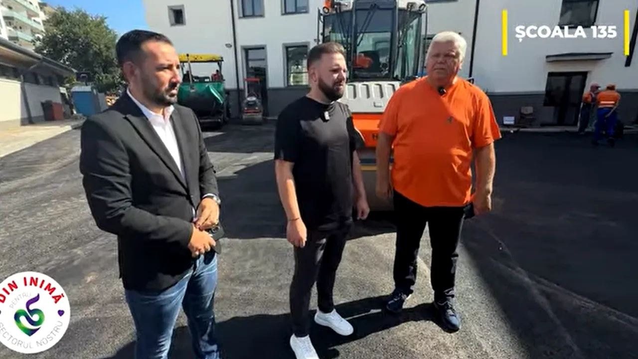 INFRASTRUCTURĂ 5: Modernizarea curții Școlii Nr. 135 din Sectorul 5, finalizată (P)