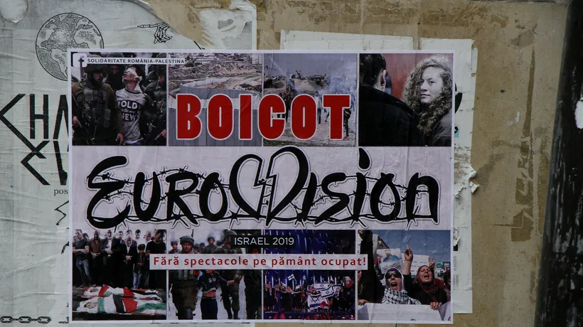Comunitatea evreiască din Cluj, revoltată de apariția unor afișe despre Eurovision: Încurajează ura împotriva Israelului - FOTO