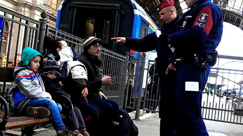 Situație tensionată la Budapesta. Poliția le cere imigranților să evacueze piața din fața Gării Keleti