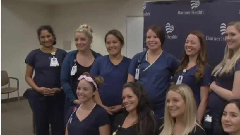 Aglomerație de BEBELUȘI într-un spital din Arizona. 16 asistente GRAVIDE în același timp 
