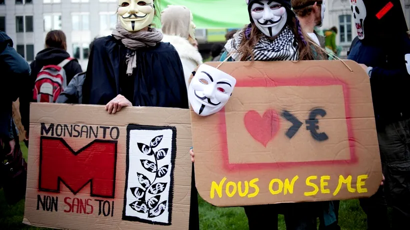 Manifestații împotriva Monsanto și a organismelor modificate genetic în Europa