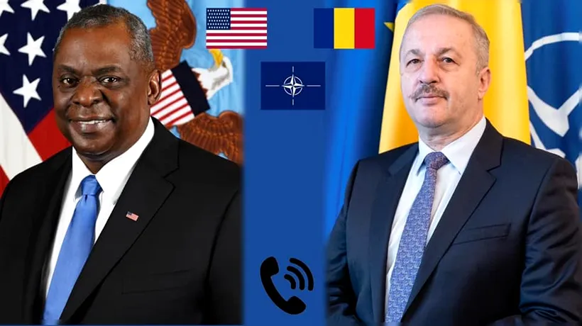 Secretarul Apărării al SUA, discuție cu Vasile Dîncu: „Articolul 5 al NATO rămâne primordial”