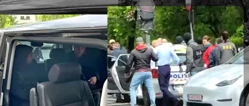UPDATE | Doi polițiști din Capitală, prinși în flagrant când primeau bani pentru a-i scăpa pe șoferi de amenzi. DNA le verifică birourile (VIDEO)