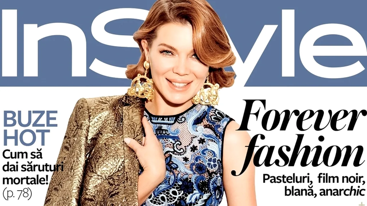 Gina Pistol, despre noile provocări profesionale în numărul de octombrie al revistei InStyle