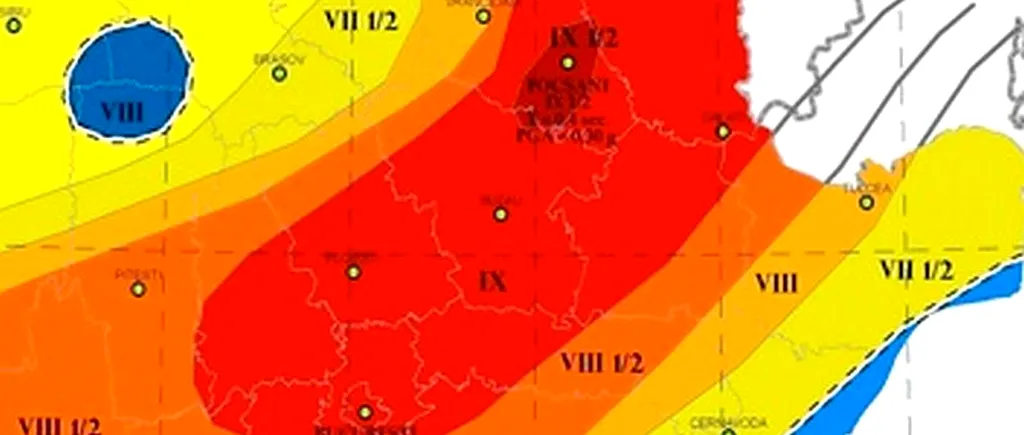 Cutremur de 4,8 grade în zona Vrancea. Orașele în care s-a resimțit cel mai mare cutremur din 2014