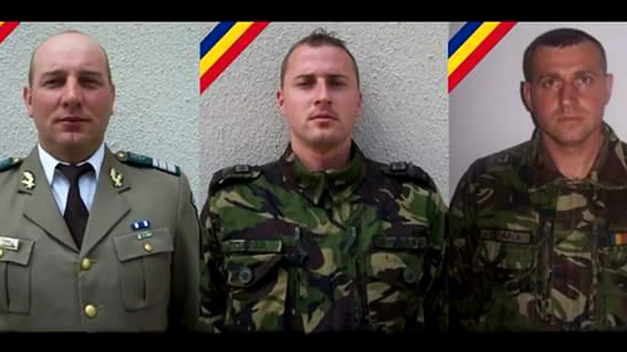 Cei trei militari morți în accident, înmormântați azi. Cât de vechi era camionul în care se aflau