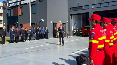 VIDEO | Marcel Ciolacu s-a declarat emoționat la inaugurarea noii unități de Pompieri din Sectorul 4: „Este prima construită, în ultimii 40 de ani”