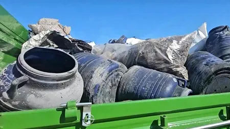 Polițiștii au identificat camionul din care se aruncau deșeuri periculoase în Dolj