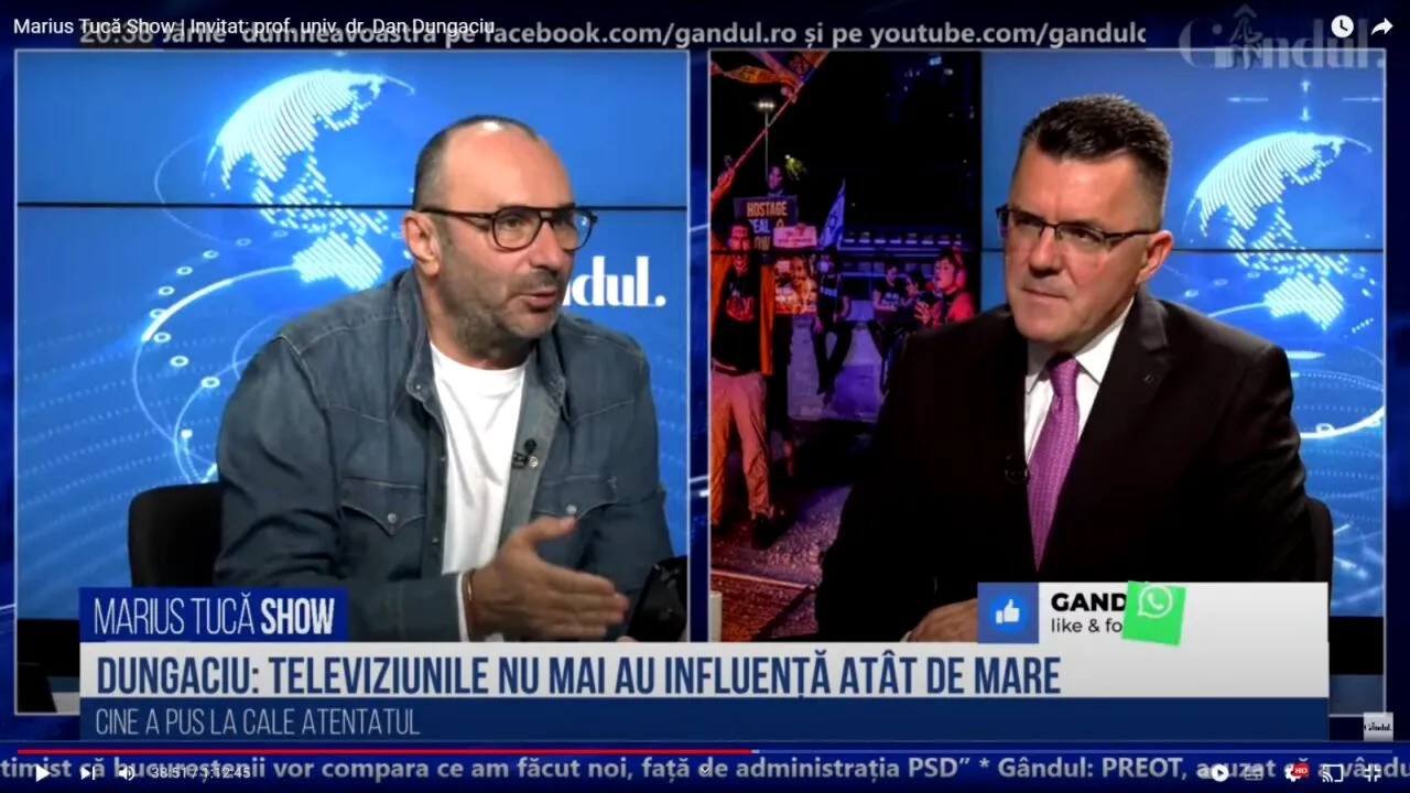 POLL Marius Tucă Show: „Care este platforma ce conține cele mai multe teorii ale conspirației?”. Au fost propuse trei variante de răspuns