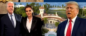 Romina Gingașu și Piero Ferrari, invitați la o cină privată, acasă la Trump! Cine a creat ținuta purtată de româncă la întâlnirea de la Mar-a-Lago