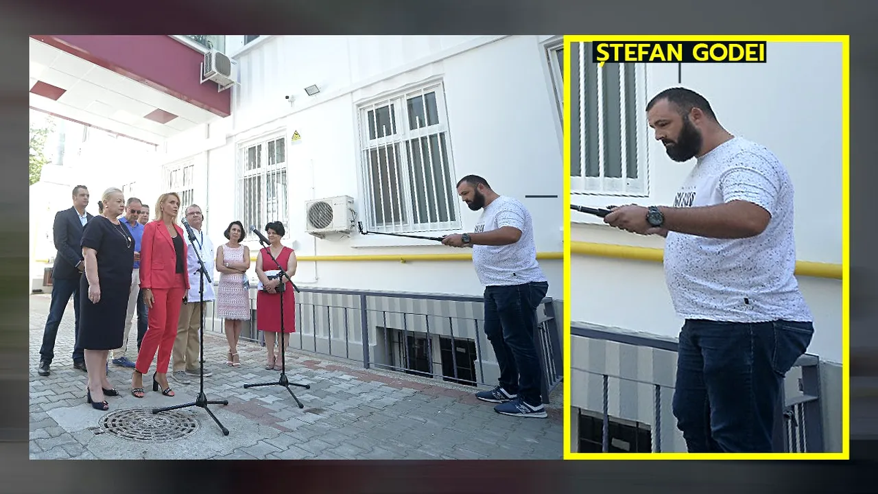 Ștefan Godei o filma pe Gabriela Firea la evenimentele organizate de Primăria Capitalei - FOTO