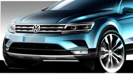 Volkswagen a prezentat primele schițe cu noul TIGUAN
