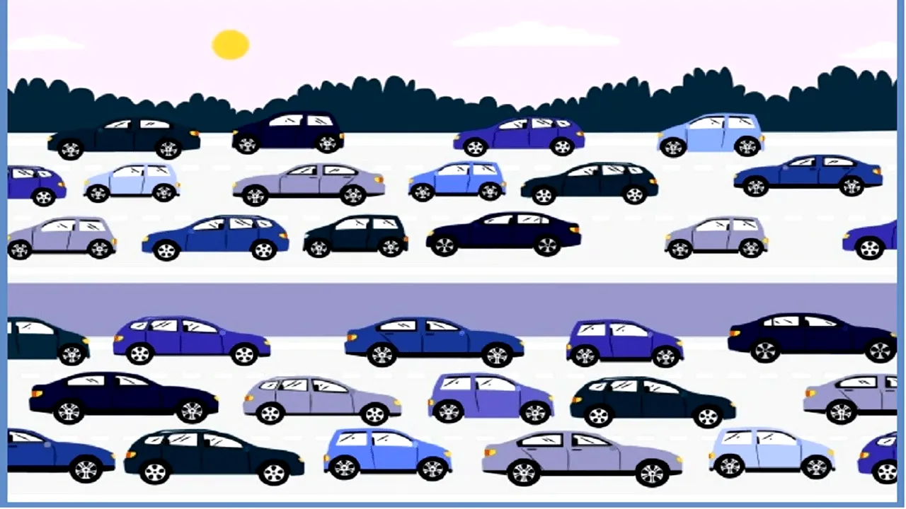 Test IQ la care și șoferii EXPERIMENTAȚI greșesc. Care mașină încalcă regulile de circulație?
