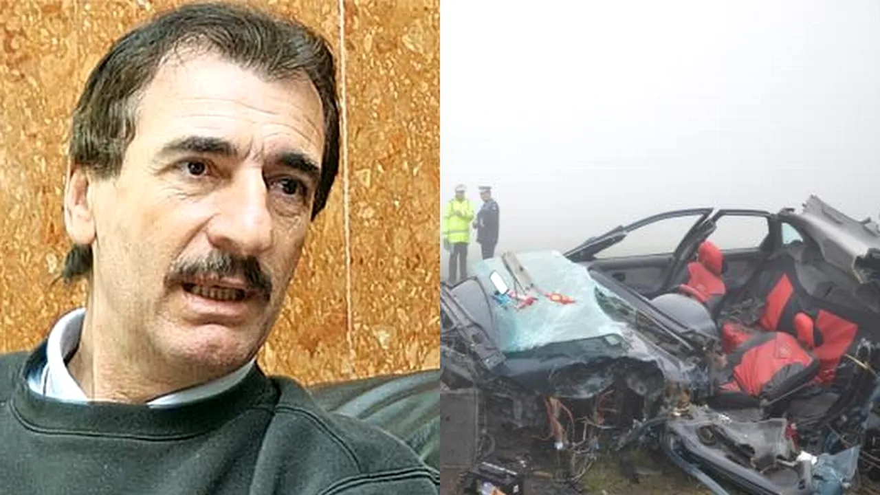 SILVIU LUNG, rănit la cap după un accident auto. Imagini cu accidentul