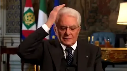 MESAJ al președintelui italian difuzat DIN GREȘEALĂ: „Nici eu nu merg la frizerie” | VIDEO