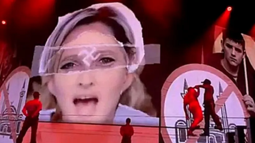 Madonna, un pas înapoi în disputa cu Marine Le Pen. Nu a mai afișat svastica la ultimul concert