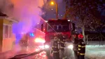Incendiu la o casă din Sectorul 5. Două persoane au fost transportate la spital