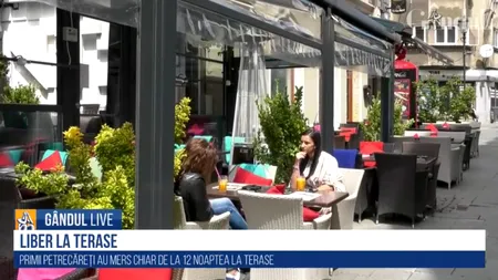 GÂNDUL LIVE. Reprezentant terasă: Nu e ușor să ieși la terasă și să ai reguli, dar e mai bine decât să stăm în casă